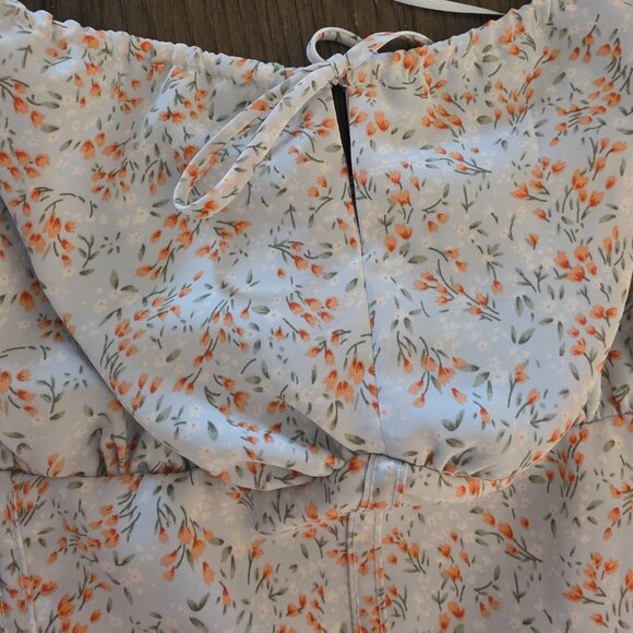 All in Favor Floral midi sundress X-Large- hole on skirt - Picture 7 of 13